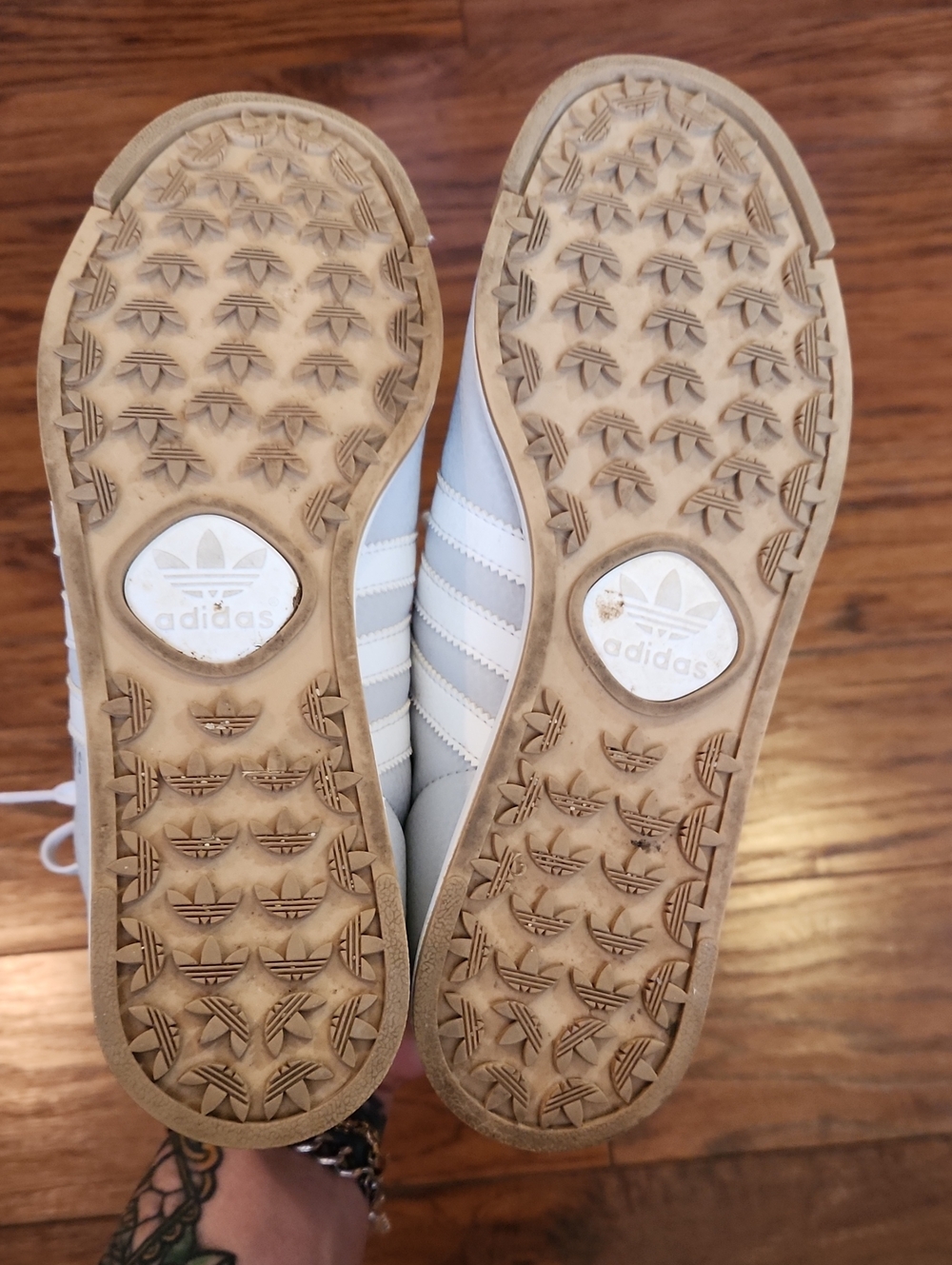 Adidas Light Gray Original Somoa Sneakers - Picture 5 of 7